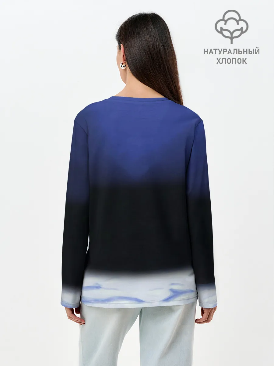 Лонгслив женский. Хлопок / UNDERTALE ТАК БЛЭТ