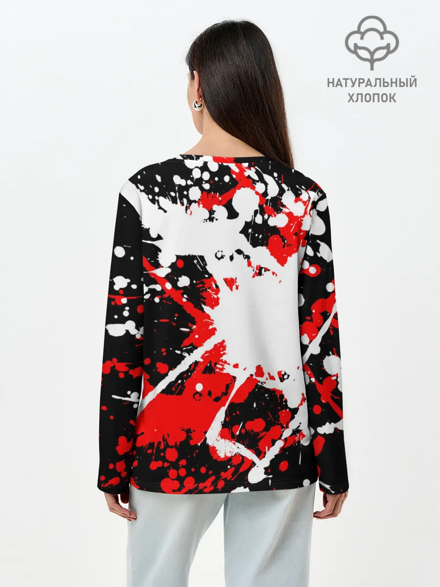 Лонгслив женский. Хлопок / Slipknot