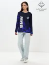 Лонгслив женский. Хлопок / BMW