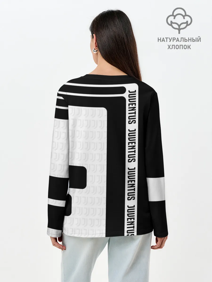 Лонгслив женский. Хлопок / Juventus