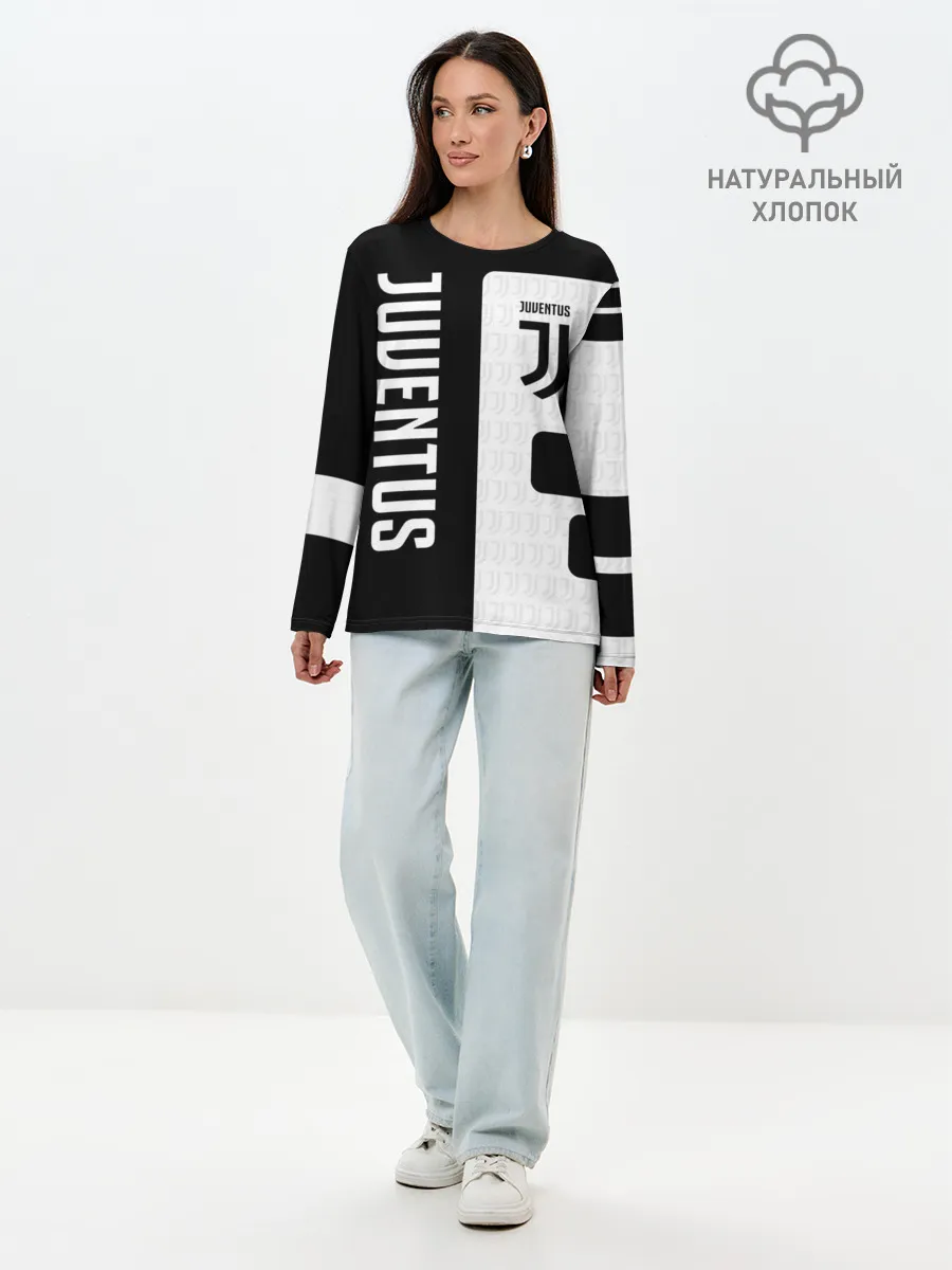 Лонгслив женский. Хлопок / Juventus