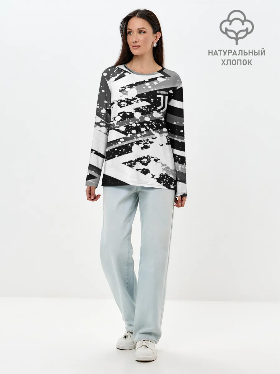 Лонгслив женский. Хлопок / Juventus