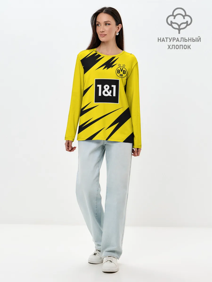 Лонгслив женский. Хлопок / Reus Borussia Dortmund 20-21