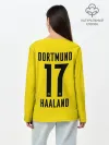 Лонгслив женский. Хлопок / HAALAND Borussia Dortmund