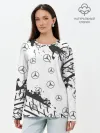 Лонгслив женский. Хлопок / MERCEDES / МЕРСЕДЕС