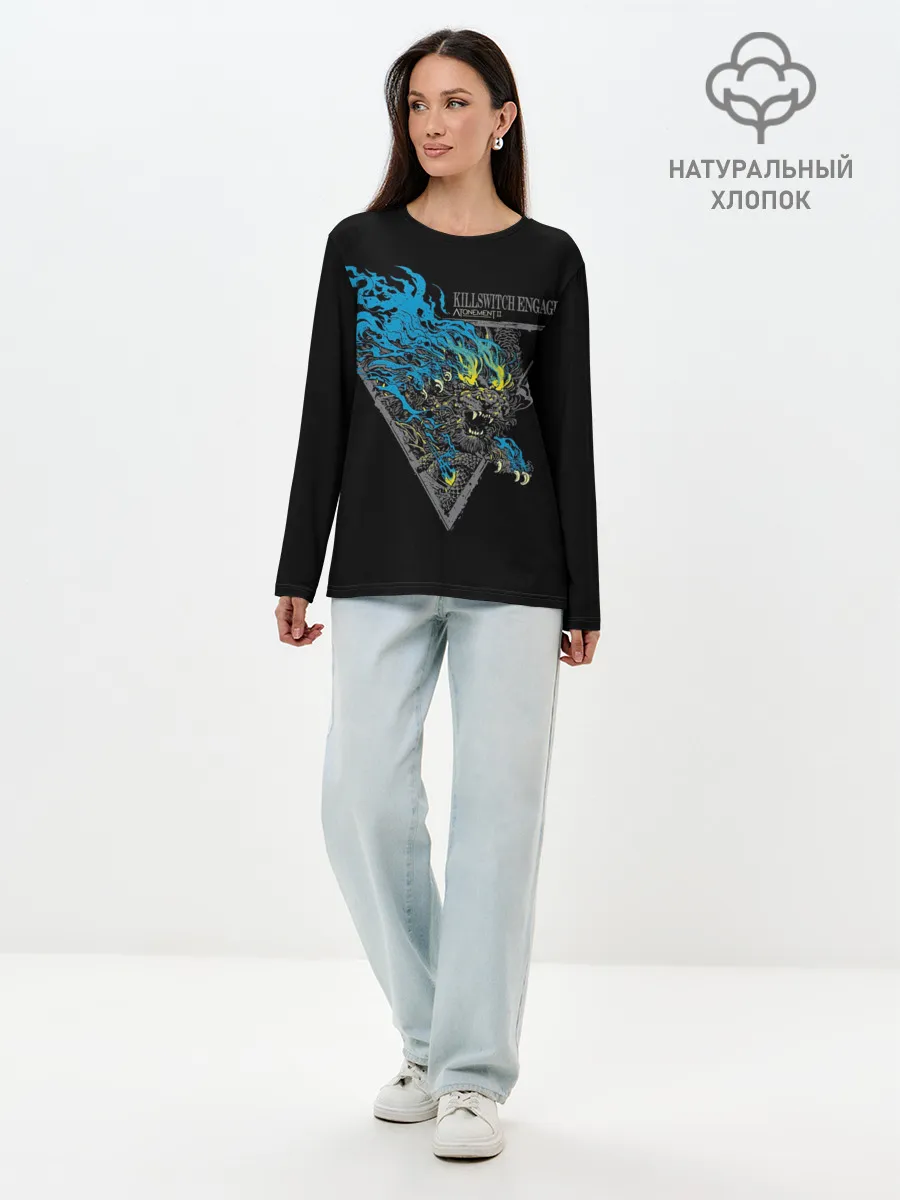Лонгслив женский. Хлопок / Killswitch Engage