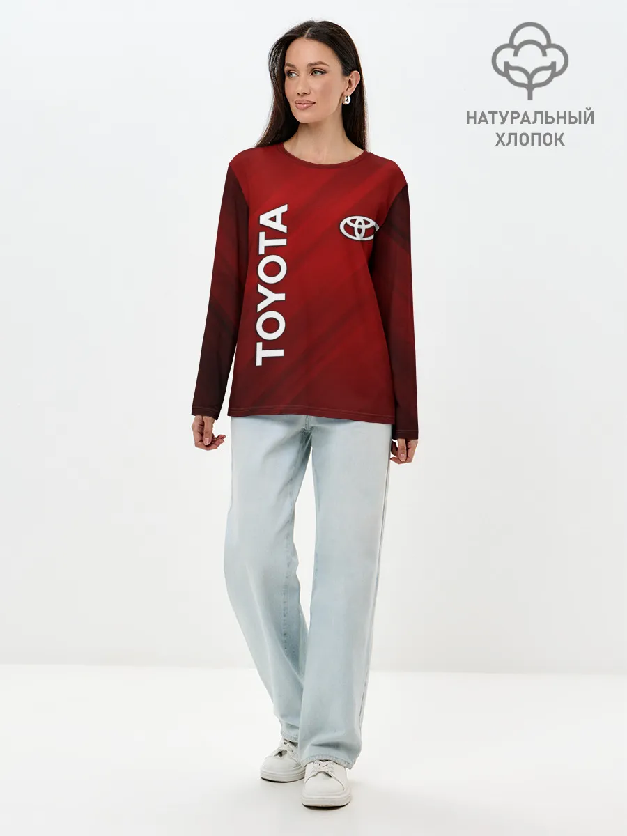 Лонгслив женский. Хлопок / TOYOTA
