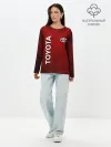 Лонгслив женский. Хлопок / TOYOTA