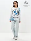 Лонгслив женский. Хлопок / BMW / БМВ