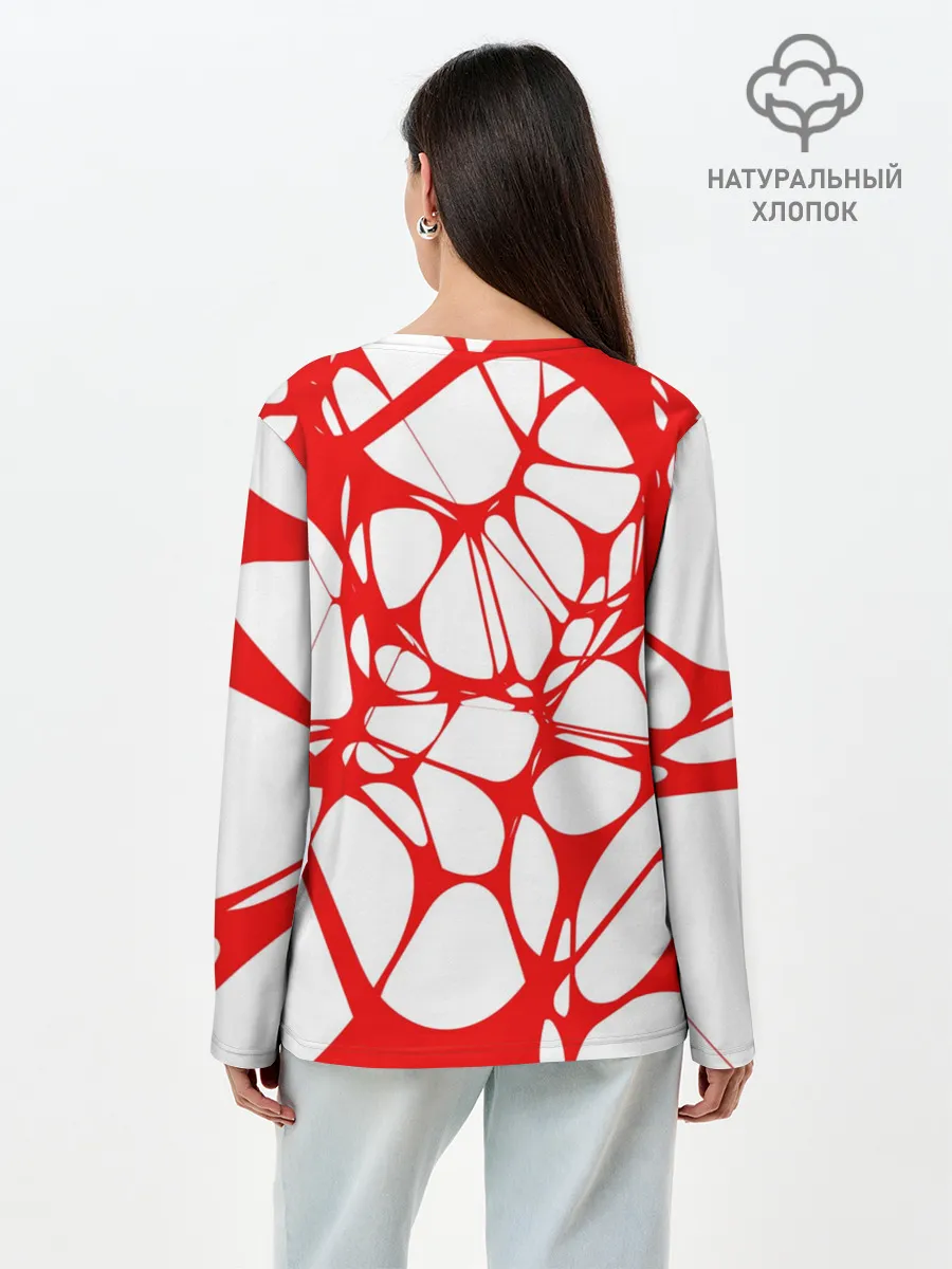 Лонгслив женский. Хлопок / Канеки Кен