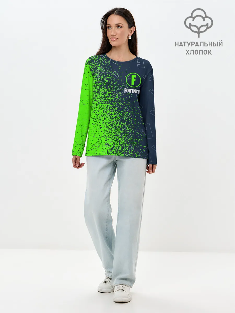 Лонгслив женский. Хлопок / FORTNITE / ФОРТНАЙТ