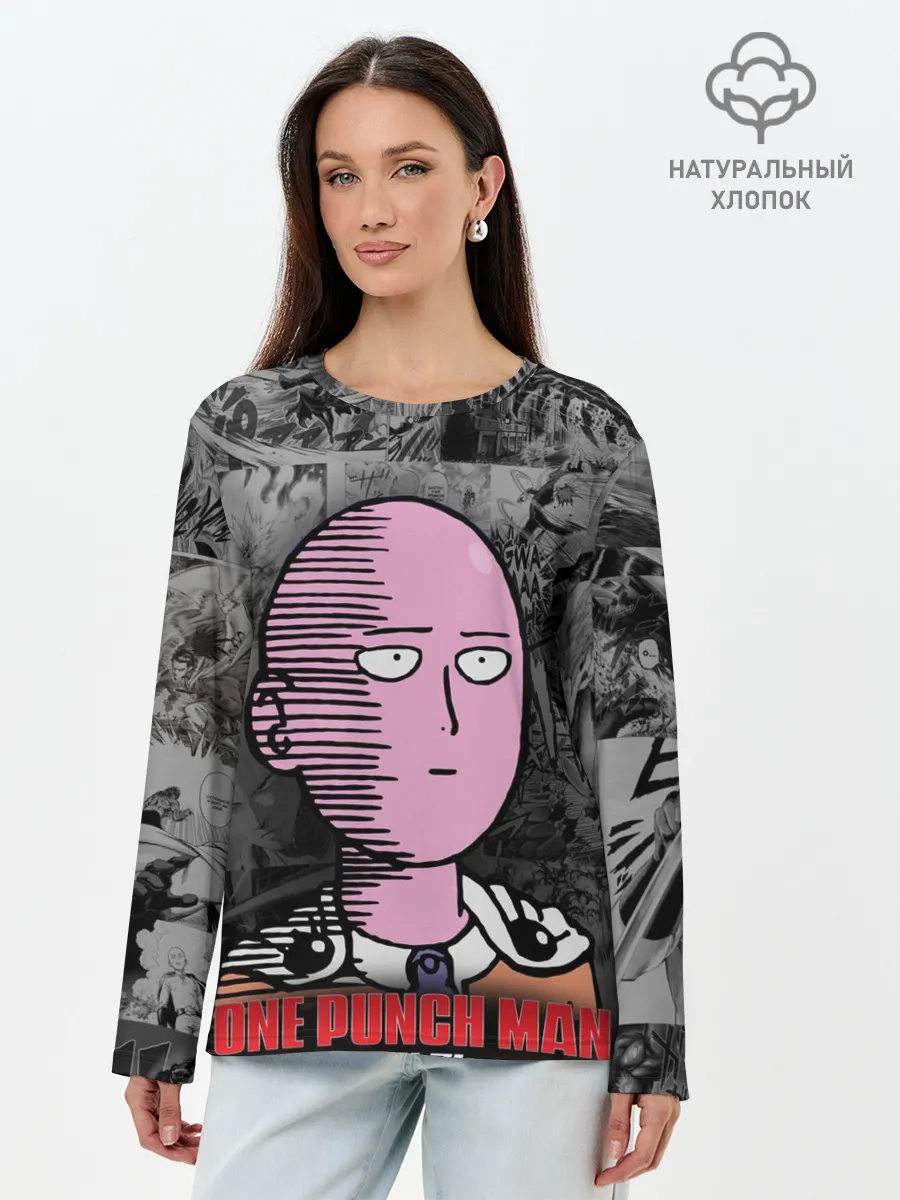 Лонгслив женский. Хлопок / I am okey