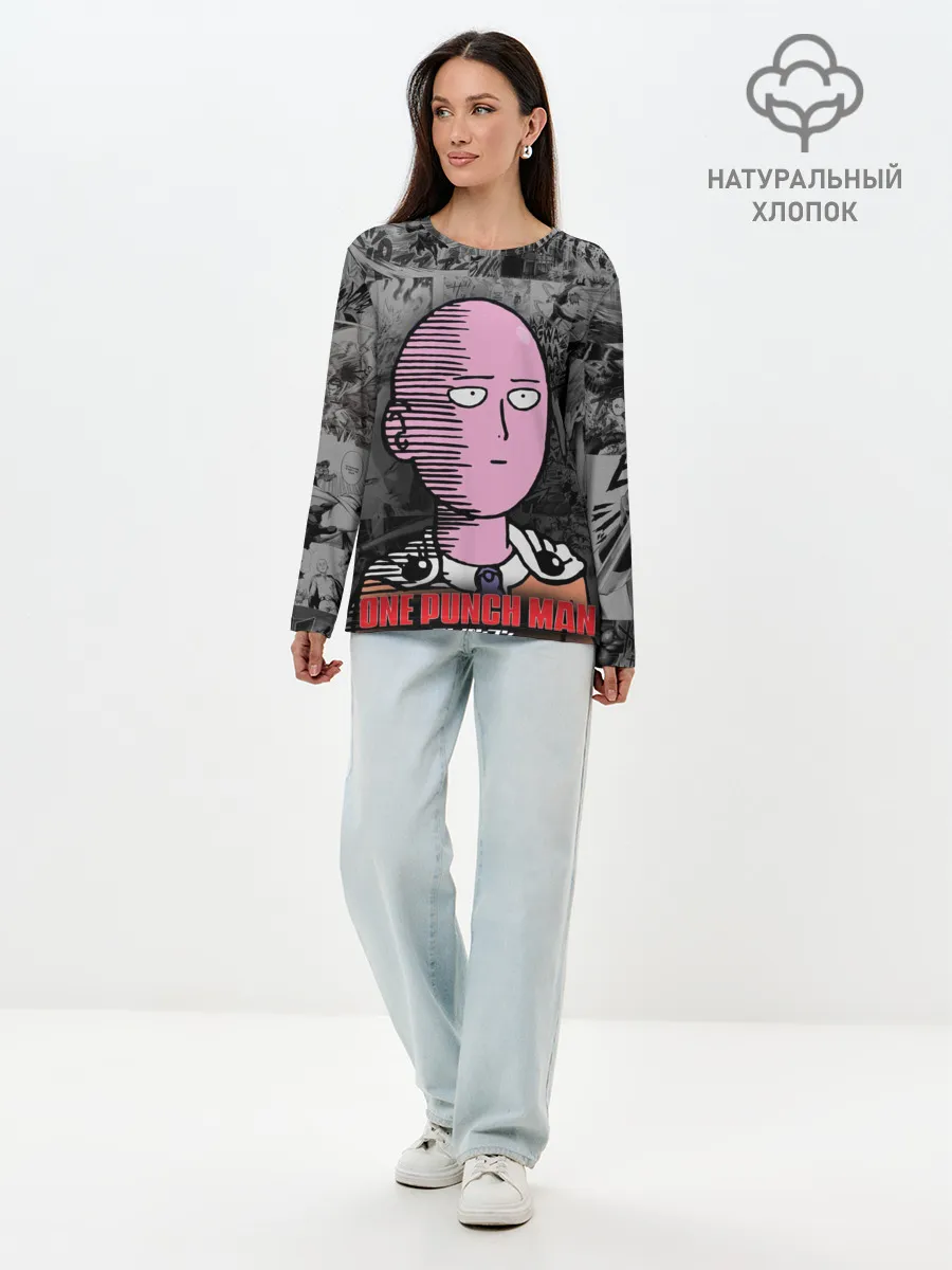 Лонгслив женский. Хлопок / I am okey