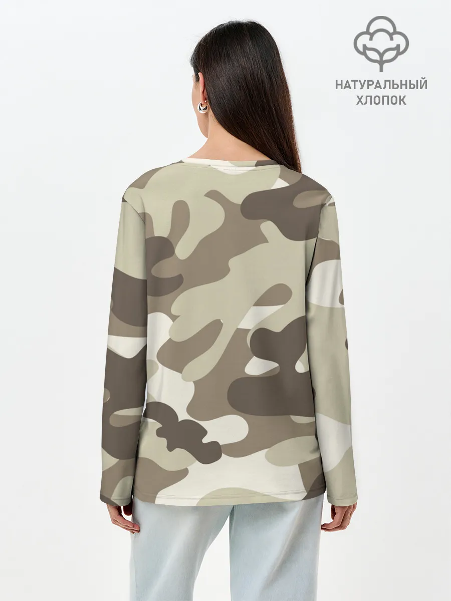 Лонгслив женский. Хлопок / ВДВ!