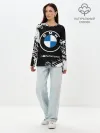 Лонгслив женский. Хлопок / BMW / БМВ