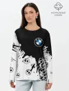 Лонгслив женский. Хлопок / BMW / БМВ
