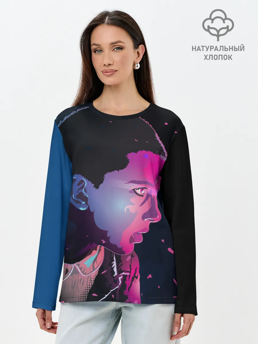 Лонгслив женский. Хлопок / Очень странные дела
