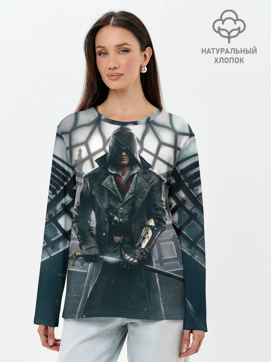 Лонгслив женский. Хлопок / Jacob Frye