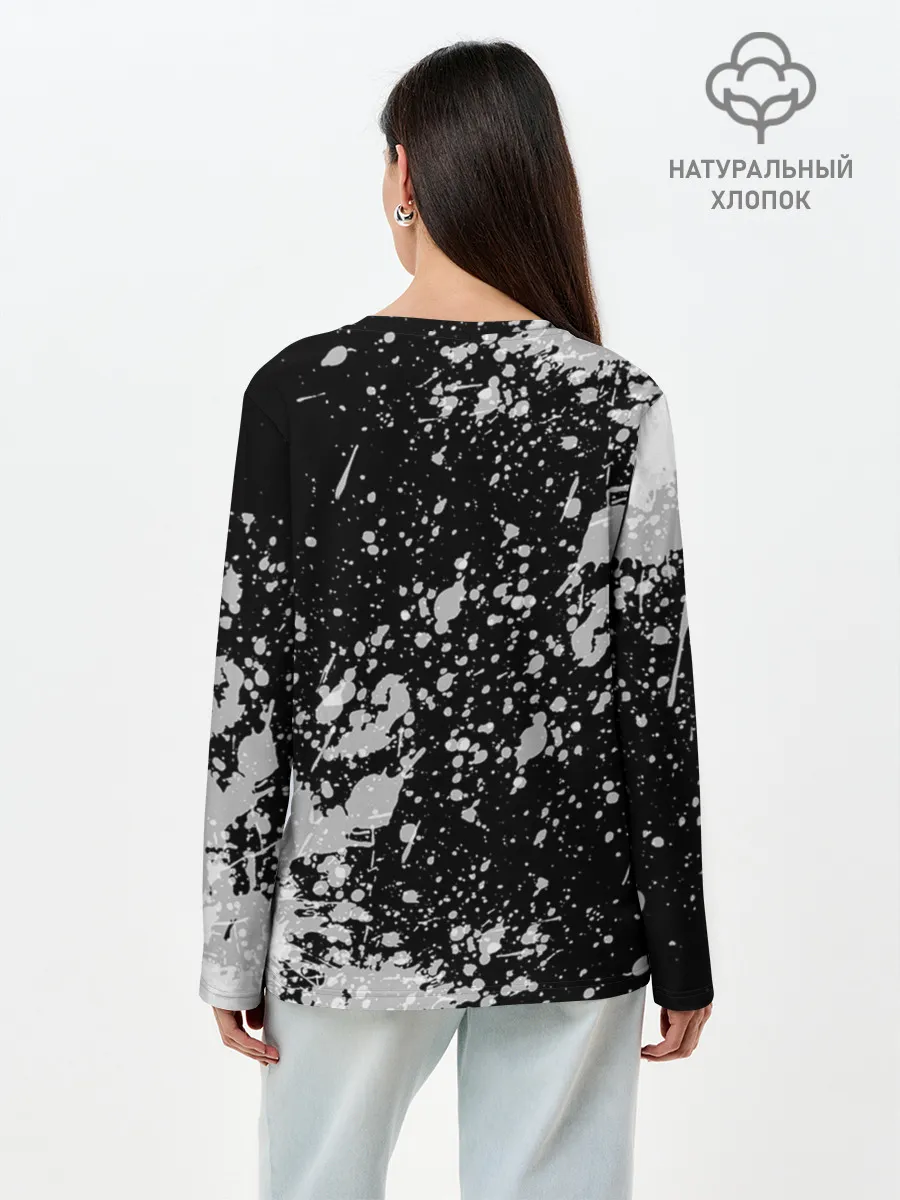 Лонгслив женский. Хлопок / Rolling Stones