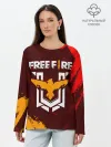 Лонгслив женский. Хлопок / FREE FIRE / ФРИ ФАЕР