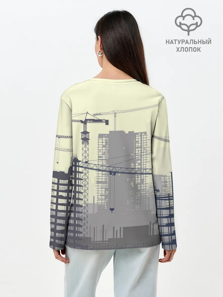 Лонгслив женский. Хлопок / Самый лучший