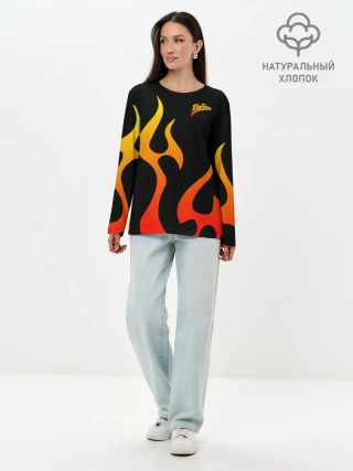 Лонгслив женский. Хлопок / JoJo Bizarre Adventure