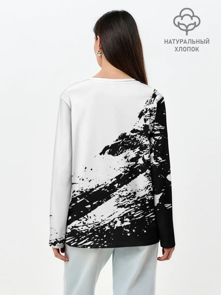 Лонгслив женский. Хлопок / JoJo logo