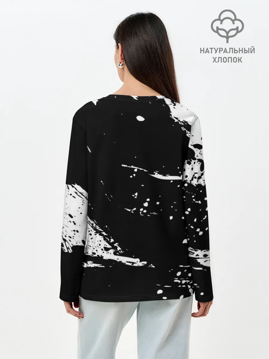 Лонгслив женский. Хлопок / BTS