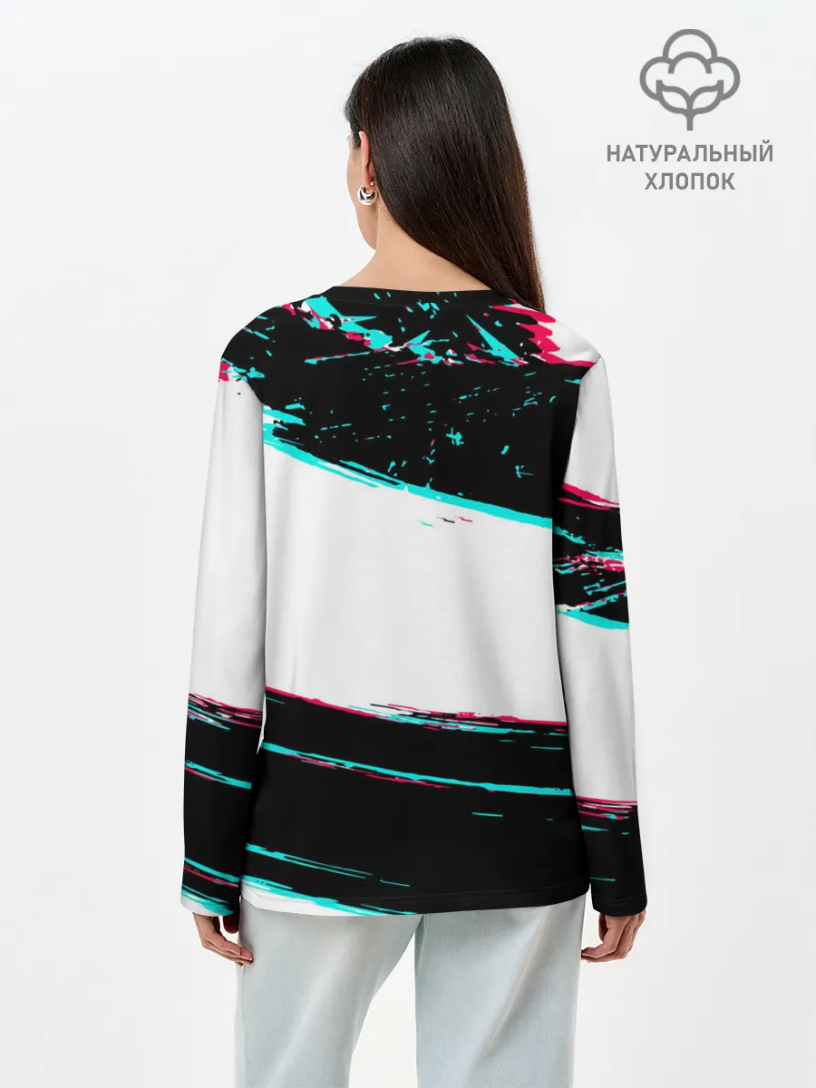 Лонгслив женский. Хлопок / BTS