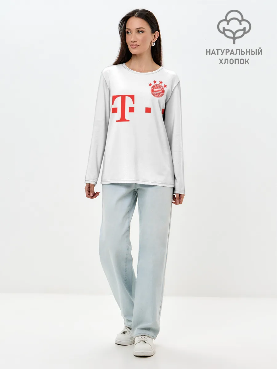 Лонгслив женский. Хлопок / FC Bayern M?nchen 20/21