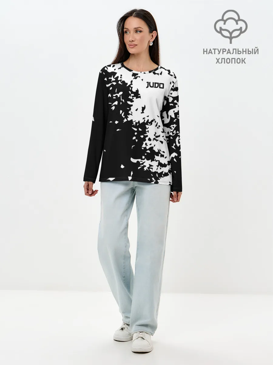 Лонгслив женский. Хлопок / Judo