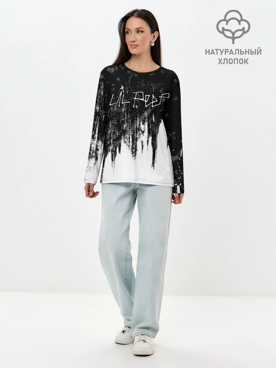 Лонгслив женский. Хлопок / LIL PEEP / ЛИЛ ПИП