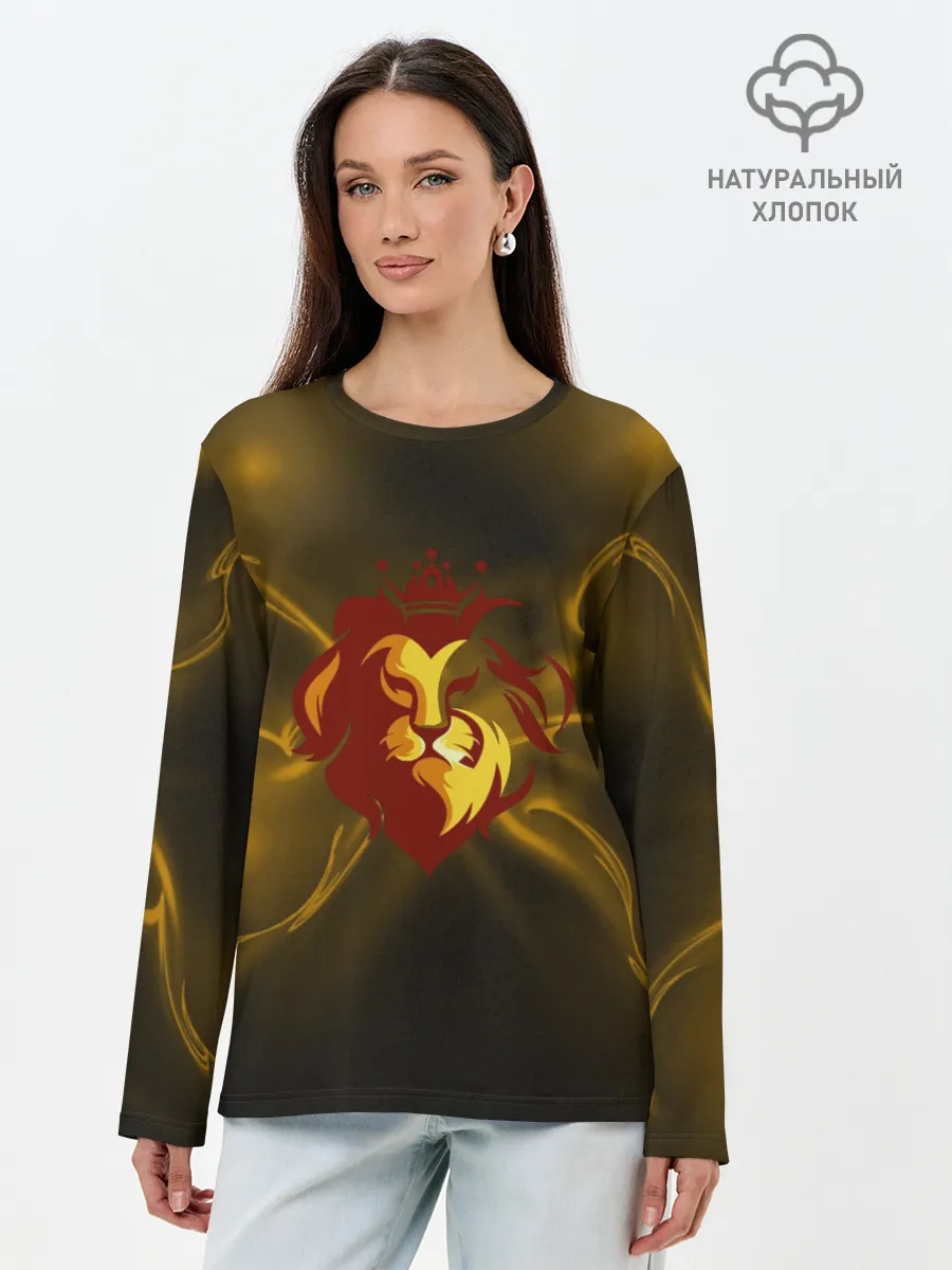 Лонгслив женский. Хлопок / King Lion