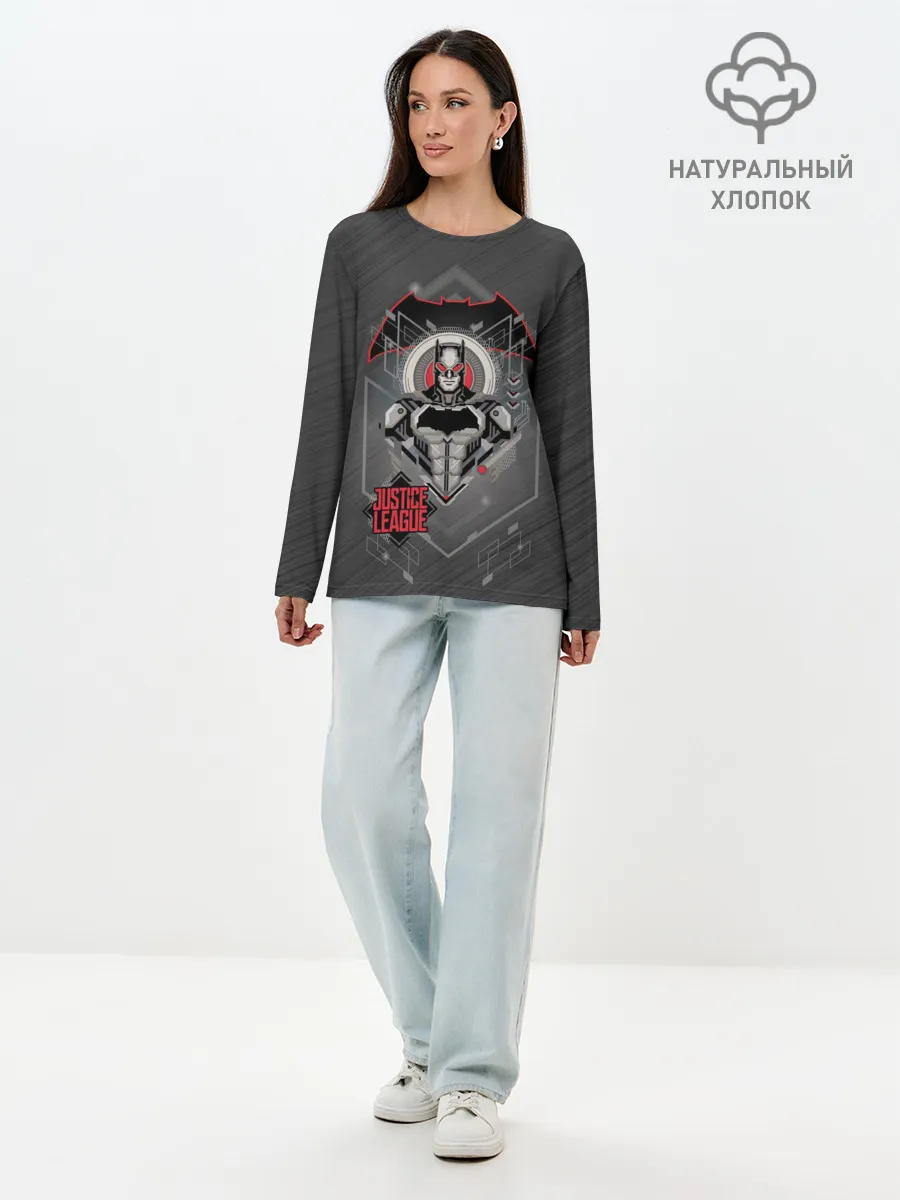 Лонгслив женский. Хлопок / Batman