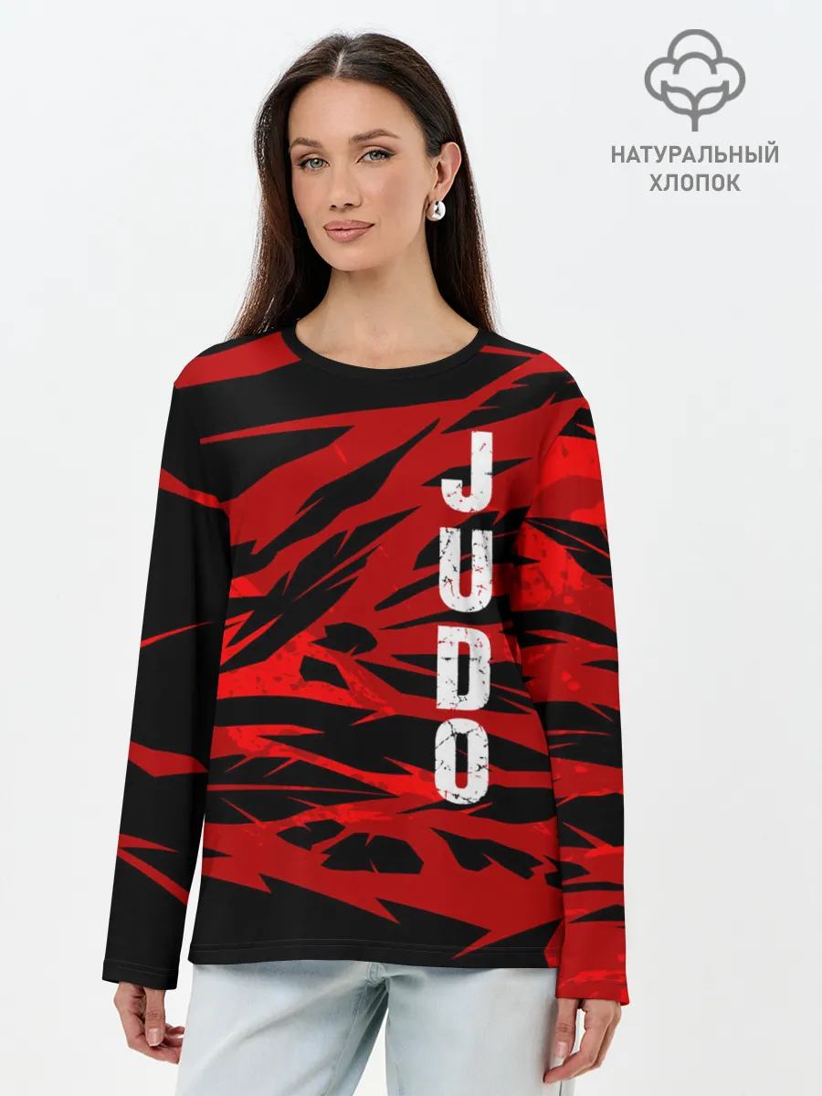 Лонгслив женский. Хлопок / Judo