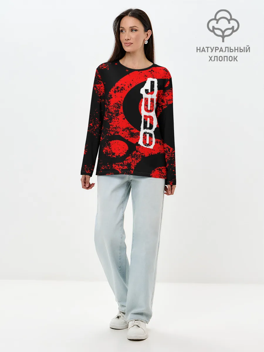 Лонгслив женский. Хлопок / Judo