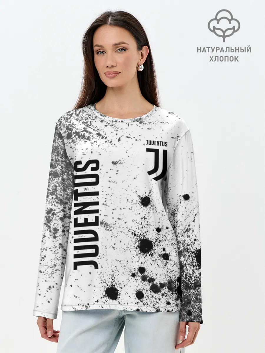 Лонгслив женский. Хлопок / JUVENTUS / ЮВЕНТУС