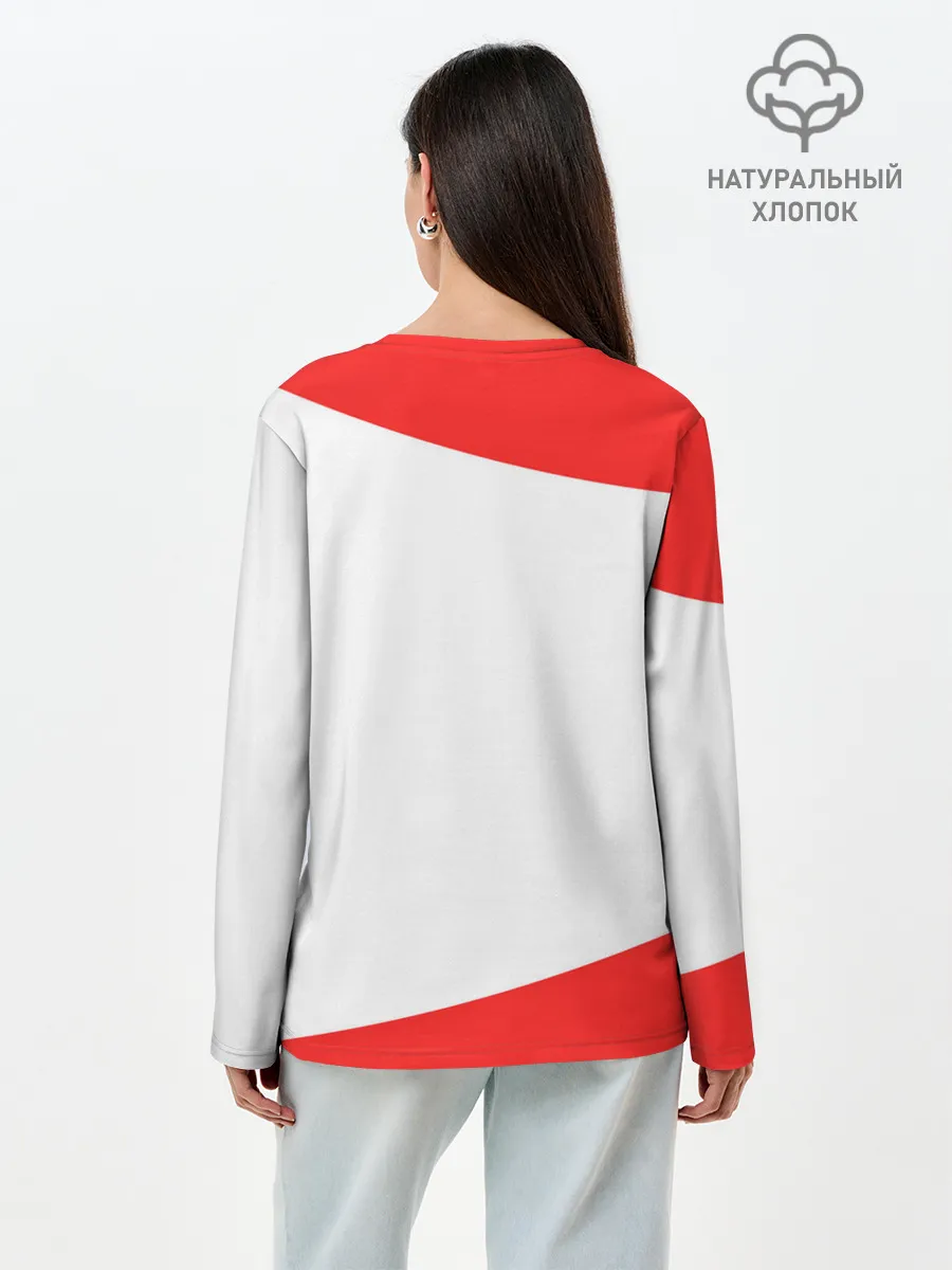 Лонгслив женский. Хлопок / JUVENTUS / ЮВЕНТУС