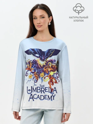 Лонгслив женский. Хлопок / Академия Амбрелла
