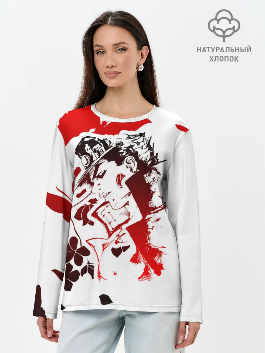 Лонгслив женский. Хлопок / JoJo Bizarre Adventure