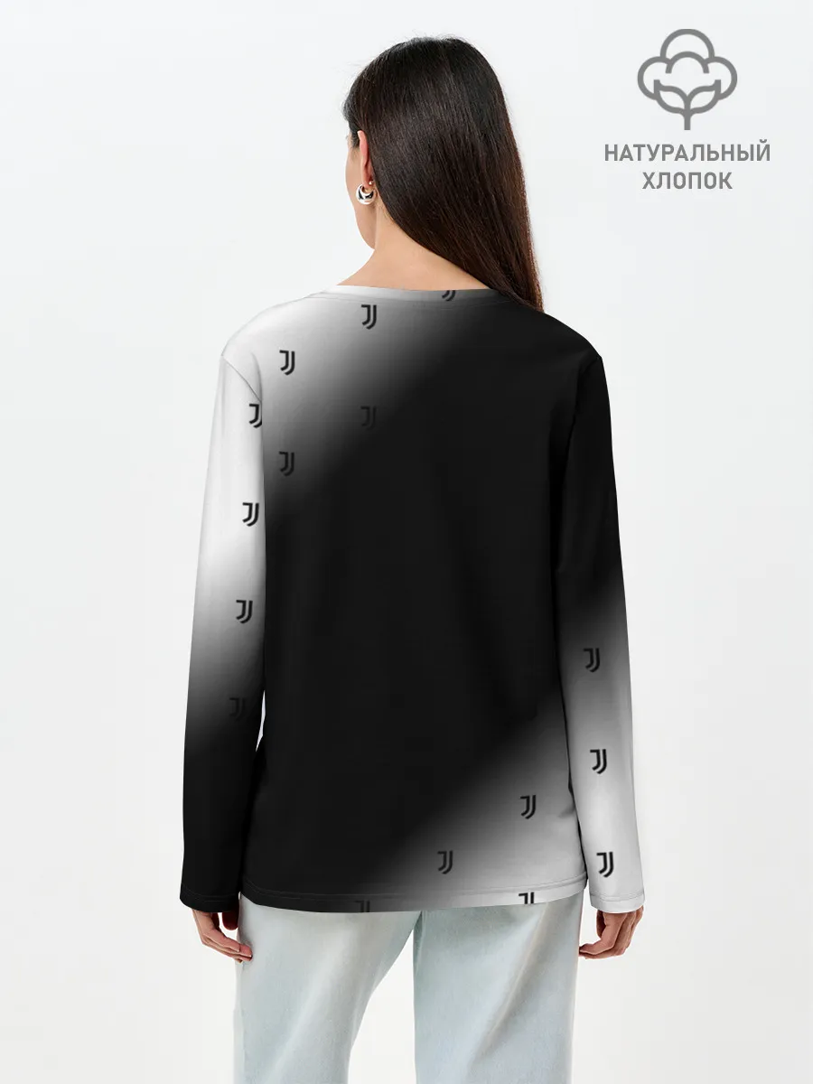 Лонгслив женский. Хлопок / JUVENTUS / ЮВЕНТУС