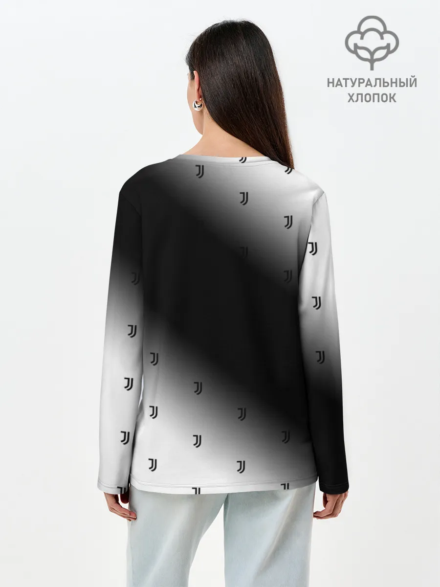 Лонгслив женский. Хлопок / JUVENTUS / ЮВЕНТУС