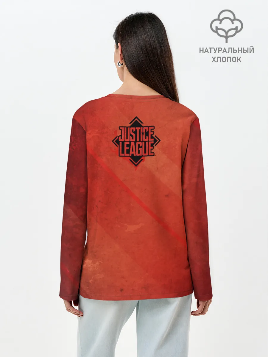 Лонгслив женский. Хлопок / Justice League