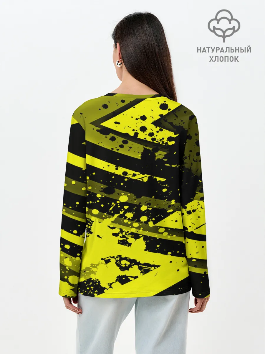 Лонгслив женский. Хлопок / Borussia Dortmund