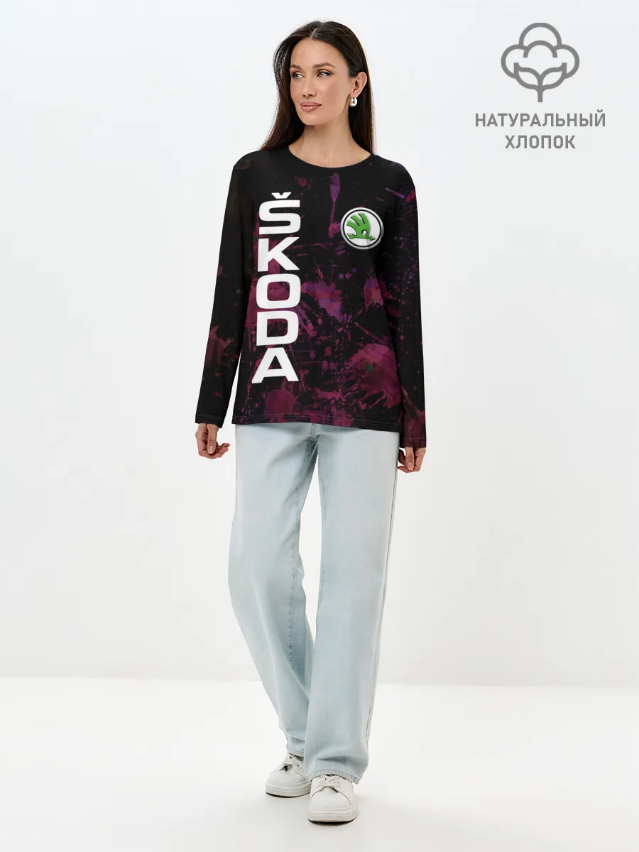 Лонгслив женский. Хлопок / Шкода