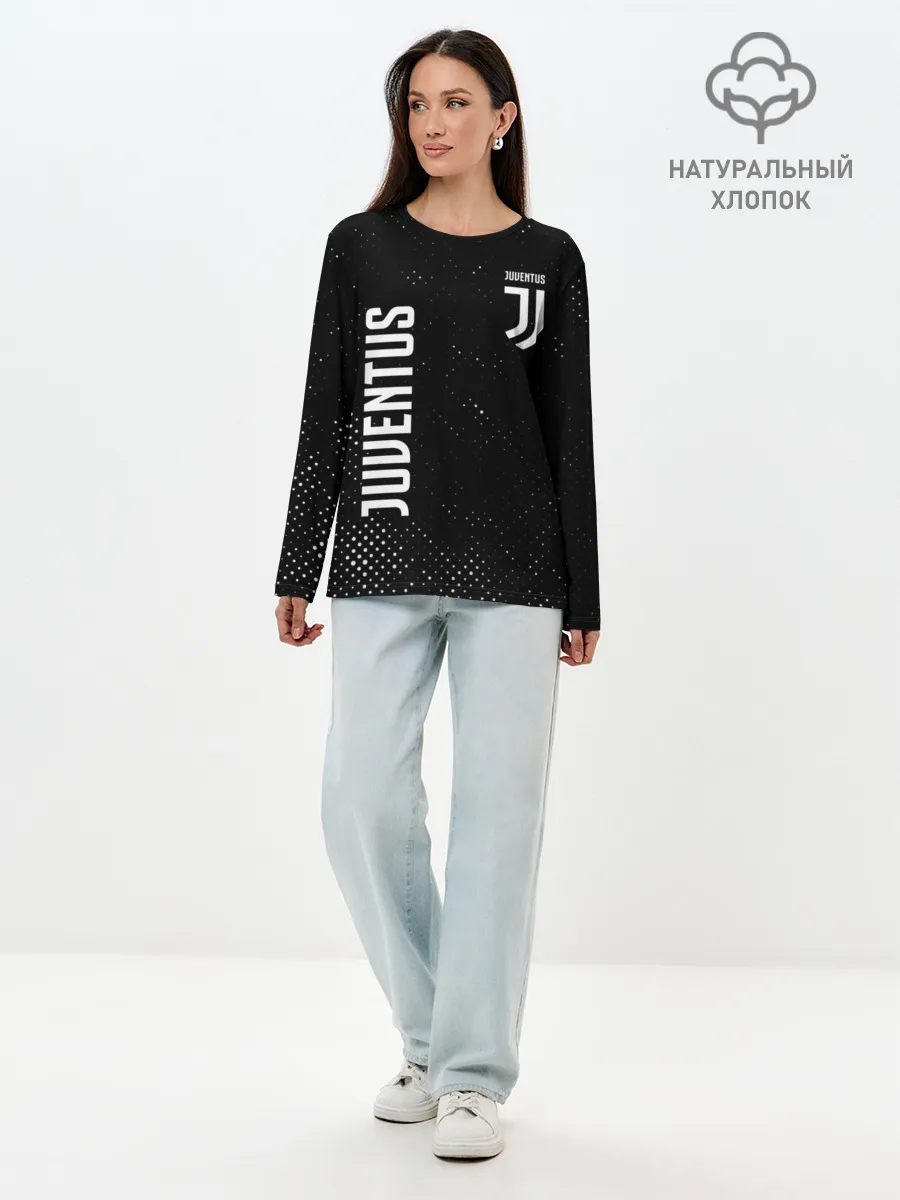 Лонгслив женский. Хлопок / JUVENTUS / ЮВЕНТУС