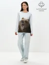 Лонгслив женский. Хлопок / Bear