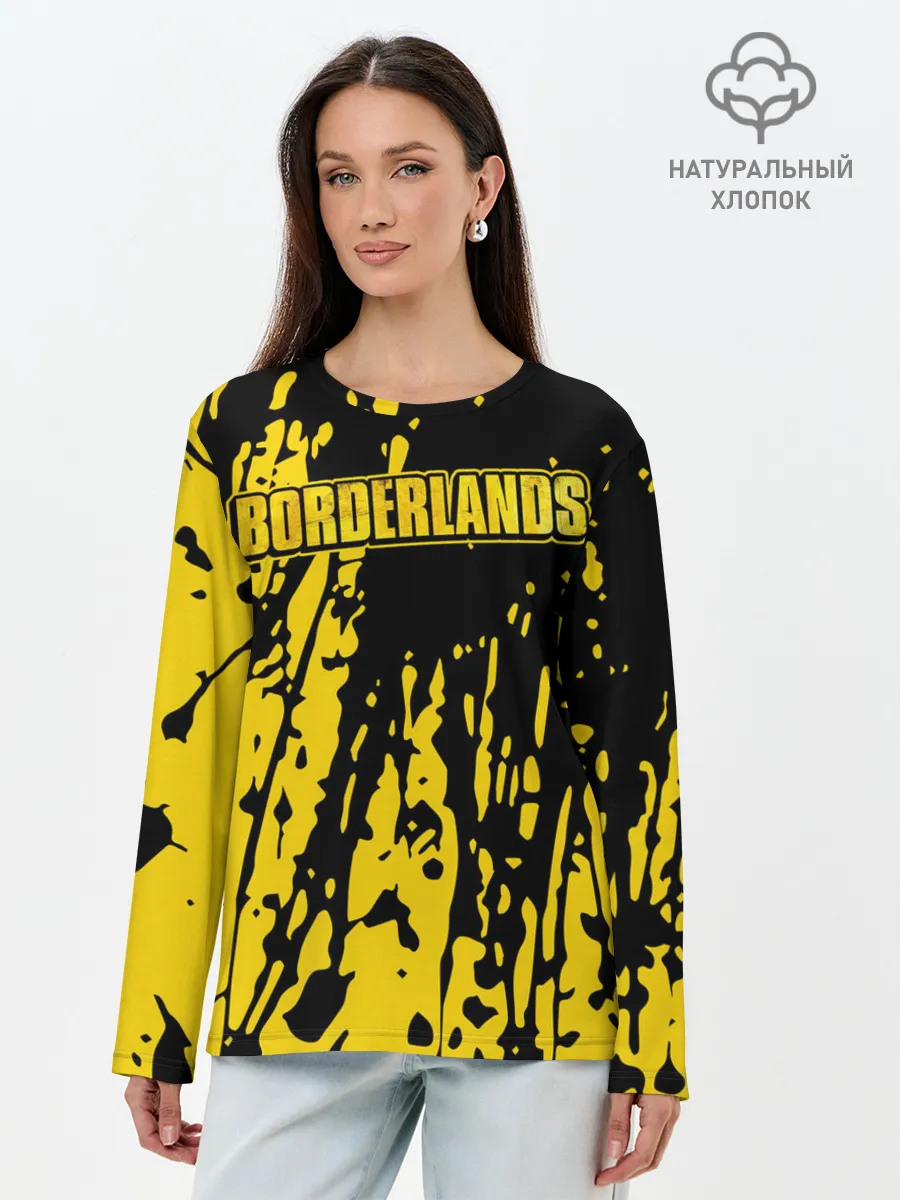 Лонгслив женский. Хлопок / Borderlands
