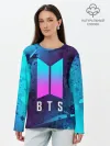 Лонгслив женский. Хлопок / BTS / БТС