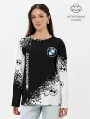 Лонгслив женский. Хлопок / BMW / БМВ